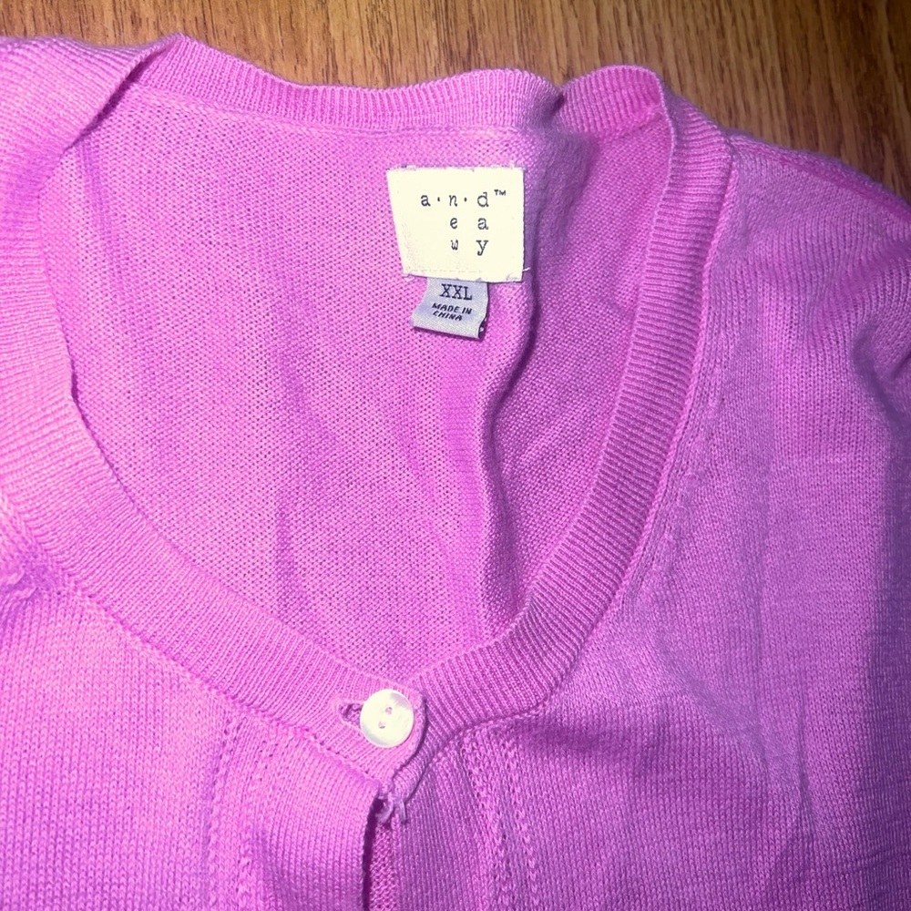 Purple Cardigan - Picture 3 of 4